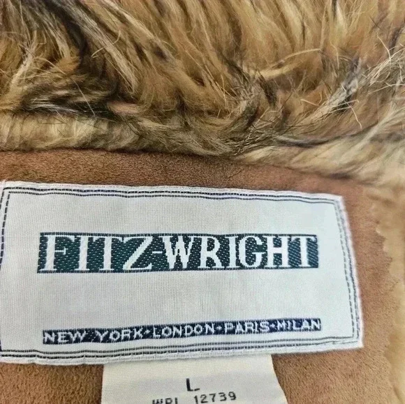 Fitz-Wright Jacket Size Large EUC 100% Polyester and Acrylic - Picture 13 of 13